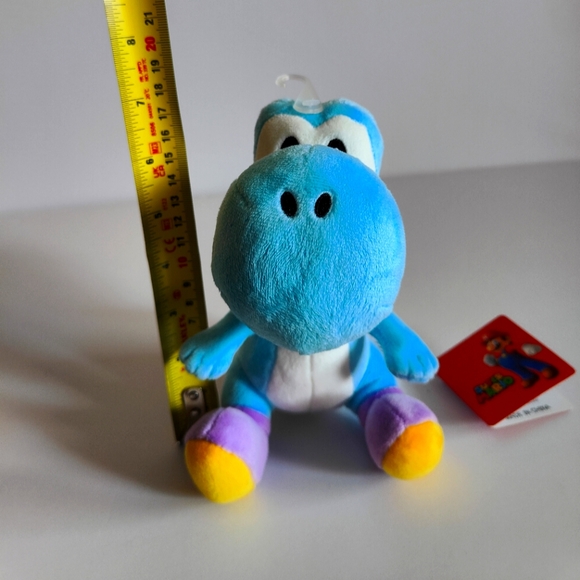 Light Blue Authentic Yoshi Nintendo Toy NWT Plush - Picture 2 of 6